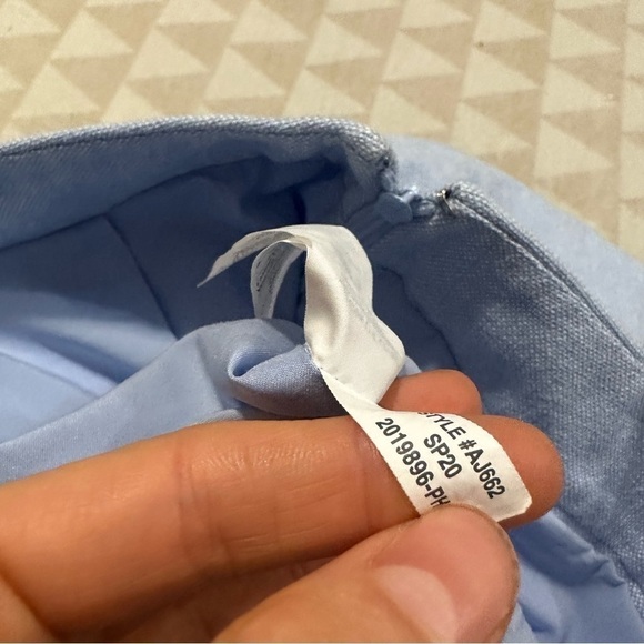 J crew high rise Bermuda shorts blue - Picture 2 of 6